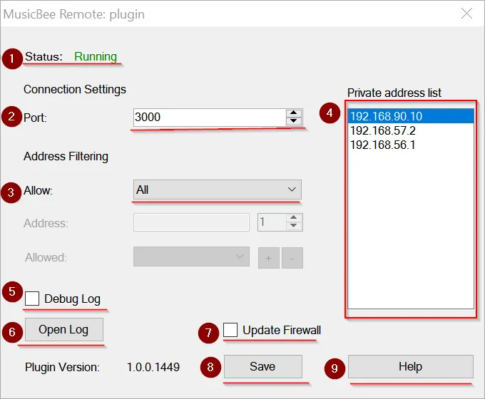 Plugin Settings